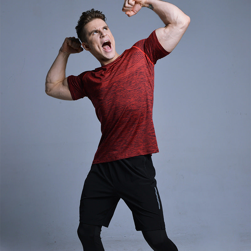 Short-sleeved Fitness T-shirt